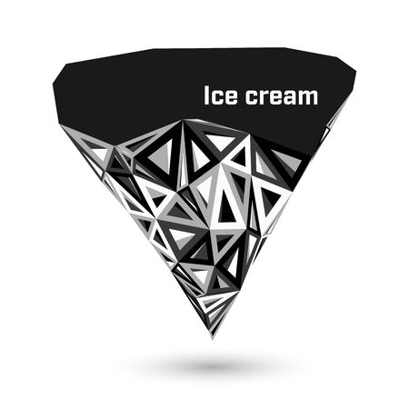 Geometric diamond in trendy styleのイラスト素材