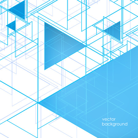 Abstract triangular backgroundのイラスト素材