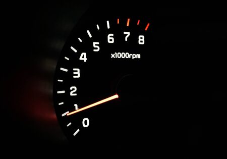 Car speed meter instrument board.