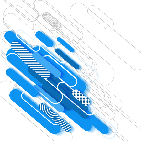 Abstract rounded bannerのイラスト素材