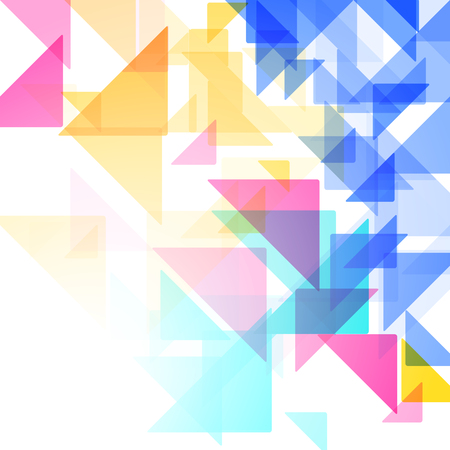 Geometric simple minimalistic background. Triangles Vector illustrationのイラスト素材