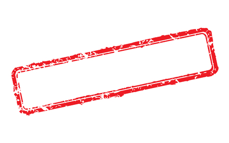 Vector illustration frame of rubber stampのイラスト素材