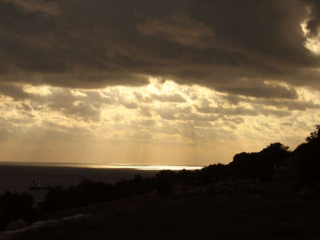 Rays of lightの写真素材