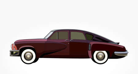 cool car vector illlustration with details and shadow effectのイラスト素材