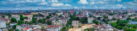 Panoramic view of La Habana, Cubaのeditorial素材