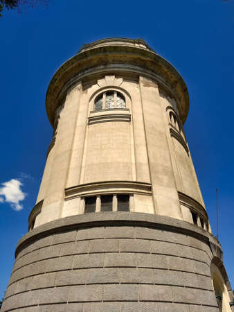 Large old water tank located in Martin Rodriguez park, Tandil, Buenos Aires.の写真素材
