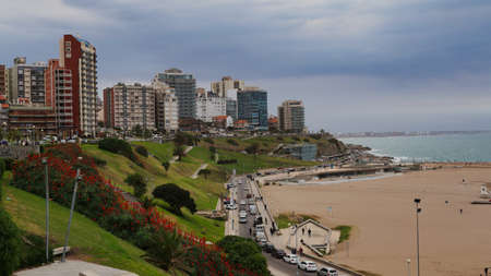 Landscape of Mar del Plata, Buenos Aires, Argentina. Taken on a cold winter afternoon