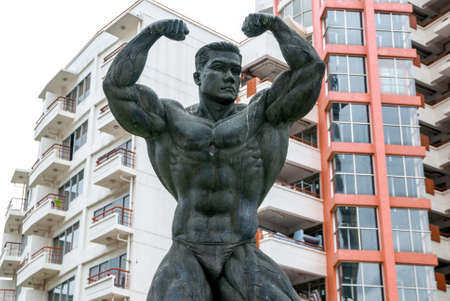 strongman statueのeditorial素材