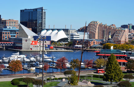 Baltimore Inner Harborのeditorial素材