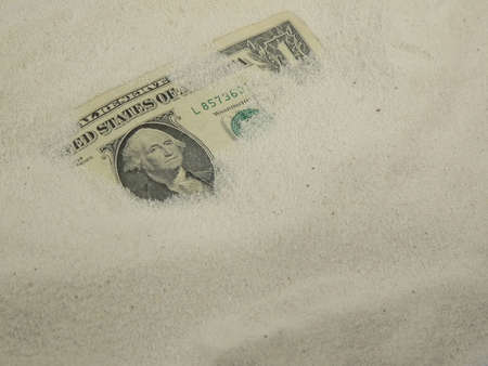 Buried in Sand seriesの写真素材