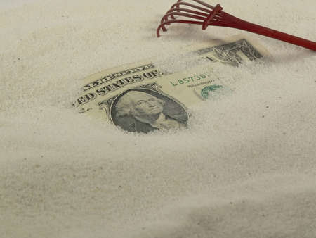 Buried in Sand seriesの写真素材