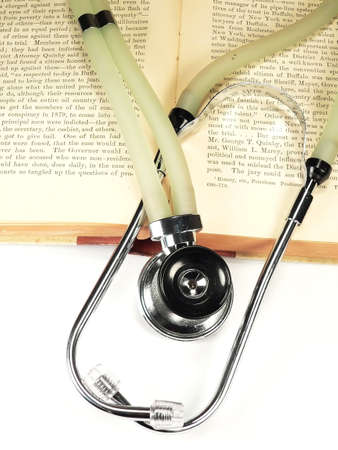 Stethoscope on Booksの写真素材