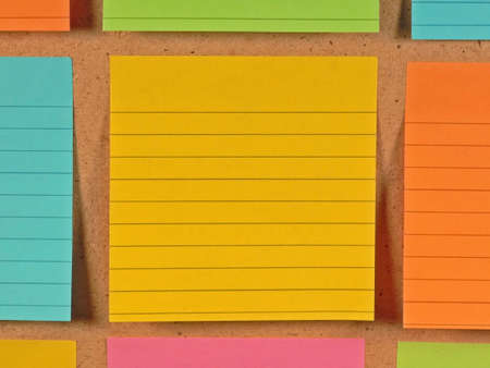 Bulletin Board Notesの写真素材