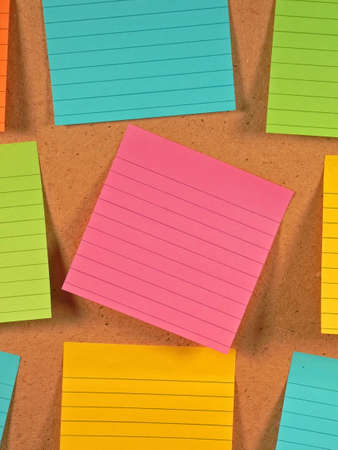 Bulletin Board Notesの写真素材