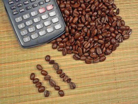 Bean Counter as an Accountantの写真素材