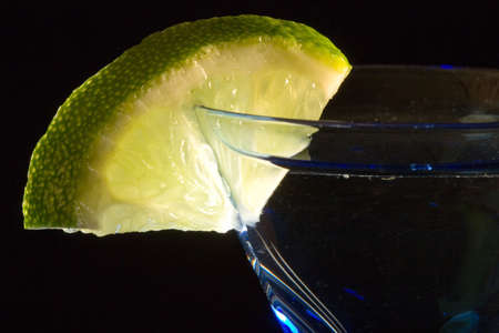 Cocktails, drinks, and alcohol in a colored glass at a barの写真素材