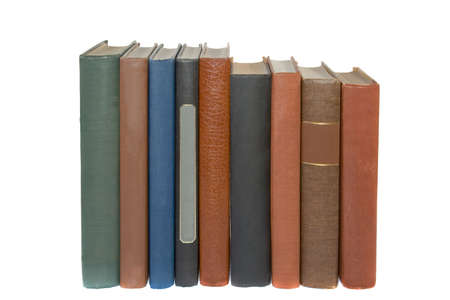 Old, rare, and antique books in a book storeの写真素材
