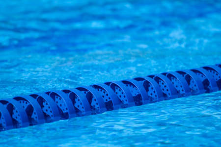 A lane marker for a swimming pool swim raceの写真素材