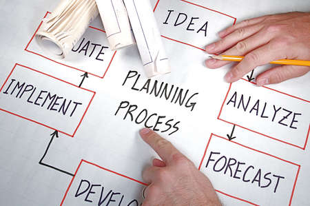 Business strategy organizational charts and graphsの写真素材