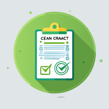 Clipboard with checklist icon. Flat design style modern vector illustration.のイラスト素材