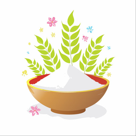 A charming illustration celebrating the simple joy of natural ingredients.のイラスト素材