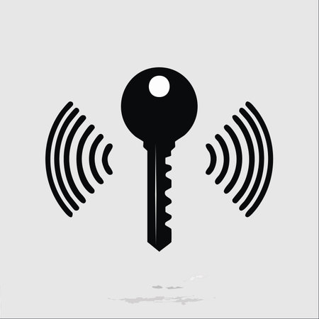 An icon representing the future of access and security.のイラスト素材