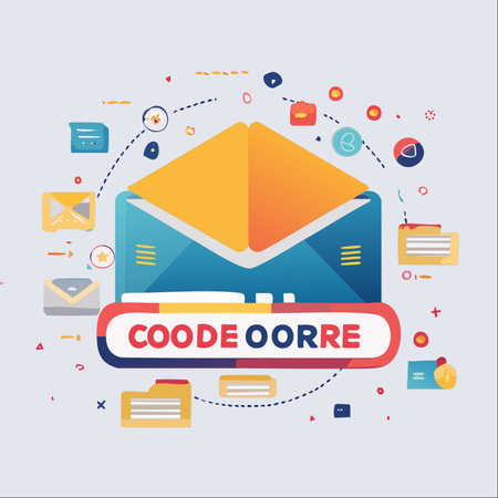 A vibrant illustration showcasing the dynamic world of digital communication.のイラスト素材