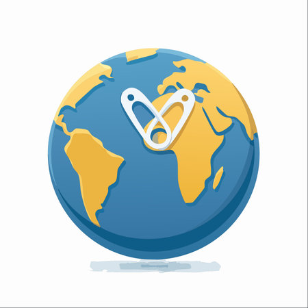 An illustration symbolizing global unity and protection.のイラスト素材