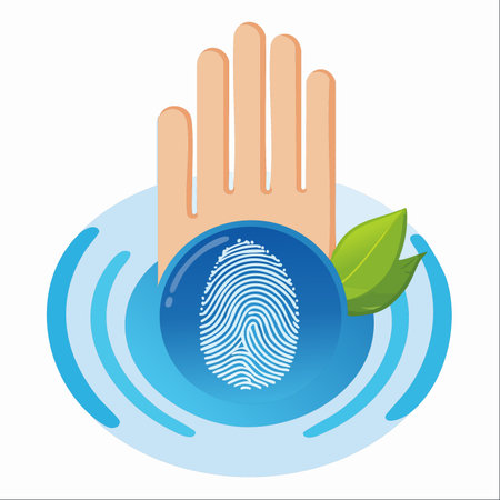 An illustration symbolizing the intersection of human identity and environmental consciousness.のイラスト素材