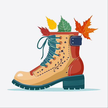 Celebrate the beauty of the fall season with this charming illustration.のイラスト素材