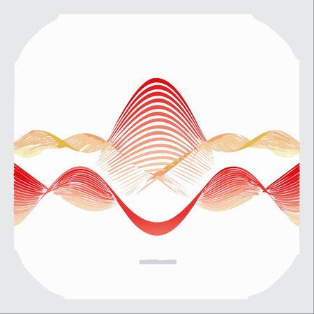 A vibrant illustration capturing the essence of energy and motion. Flowing red and orange lines...