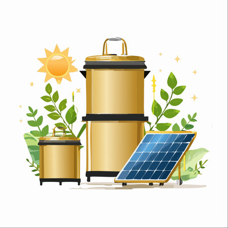 An illustration showcasing an innovative and sustainable solution for clean drinking water.のイラスト素材