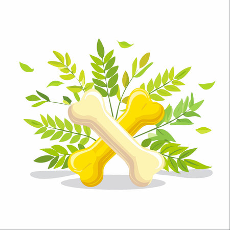 An illustration representing the concept of natural and healthy pet nutrition.のイラスト素材