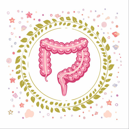 A whimsical illustration celebrating digestive wellness.のイラスト素材