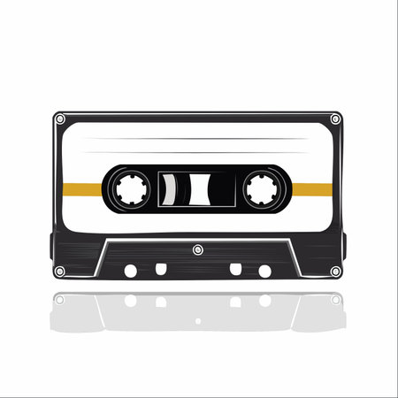 A throwback to the golden age of mixtapes and analog sound.のイラスト素材
