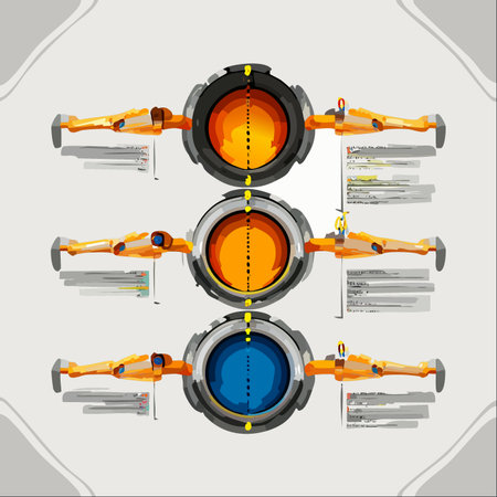 A detailed schematic illustrates a futuristic manufacturing or teleportation process.