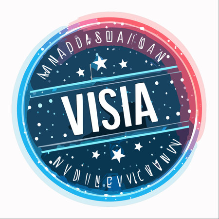 A modern emblem representing a bold vision for the future.のイラスト素材