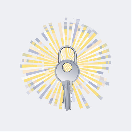 A gleaming silver key unlocks a padlock, symbolizing the discovery of a solution and the gaining of...