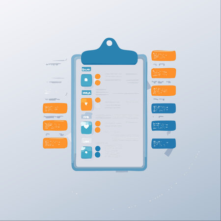 An illustration representing a modern approach to project management and planning.のイラスト素材