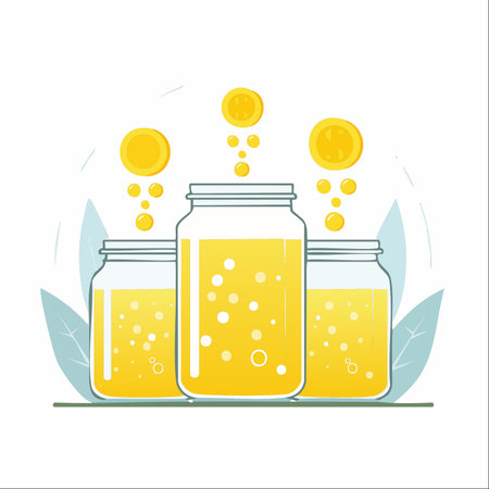 A conceptual illustration showing financial growth.のイラスト素材