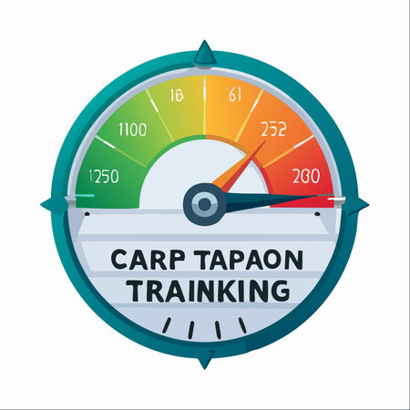 An illustration of a performance meter with the needle in the red zone, indicating a critical level has been reached.のイラスト素材