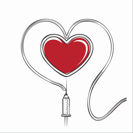 A powerful and symbolic illustration representing the act of giving life.のイラスト素材