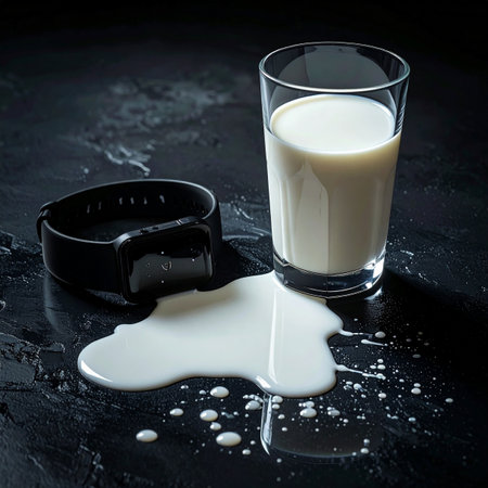 A moment of imperfection captured in a dramatic still life.の素材