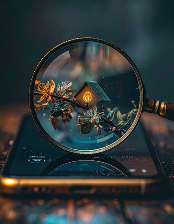 Through the lens of modern technology, the search for the perfect home becomes a magical discovery.の素材