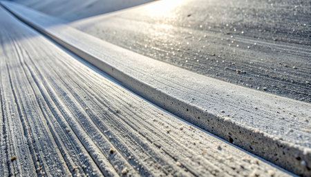 The low morning sun casts long shadows across a freshly plowed field, highlighting the rich texture of the prepared soil.の素材
