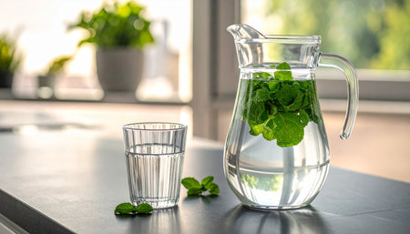 Start your day with a moment of pure refreshment.の素材