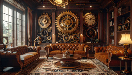 Step into a world where Victorian elegance meets industrial ingenuity.の素材