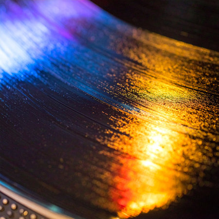 A macro view captures the mesmerizing flow of colorful light through a bundle of fiber optic strands.の素材