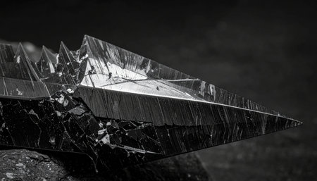 A dramatic black and white photograph capturing the haunting beauty of a decaying shipwreck.の素材