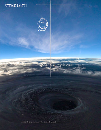 From the silent vantage point of orbit, the immense power of a hurricane is on full display. The planets atmosphere churns into a colossal, swirling vortex, a breathtaking and terrifying spectacle of natures raw fury, highlighting themes of climate change and environmental impact.の素材